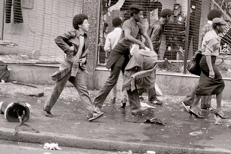 Brixton riots 10 April 1981, England (detail)